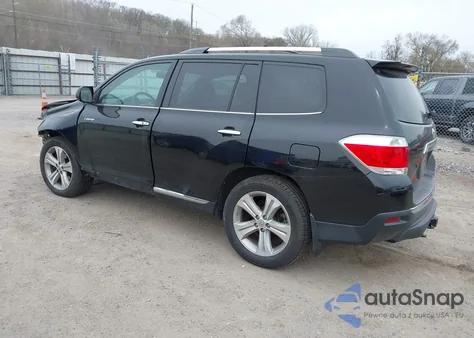 2013 Toyota Highlander Limited V6 from USA, damaged, VIN 5TDDK3EH9DS236175